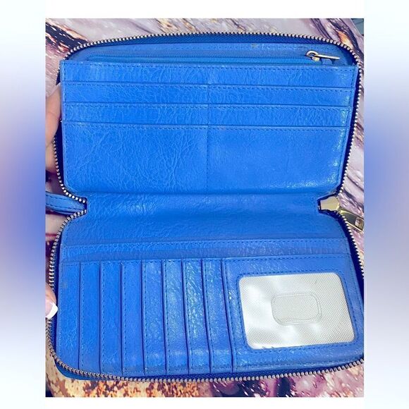 Fossil Blue Leather Wallet  - Picture 6 of 6